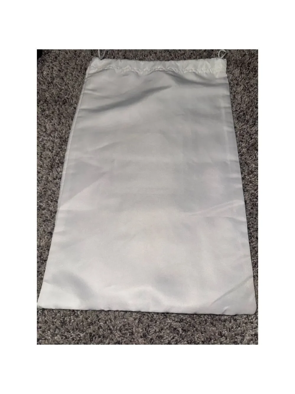 Y-3 Adidas Yohji Yamamoto White Drawstring Dust Bag Shoe Bag 15x9.5